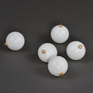 5er Kugel-Set mit Kronen – Dein Kreativ-Set für zauberhafte Weihnachtsideen!